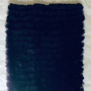 Saks Fifth Avenue Rabbit Fur Scarf